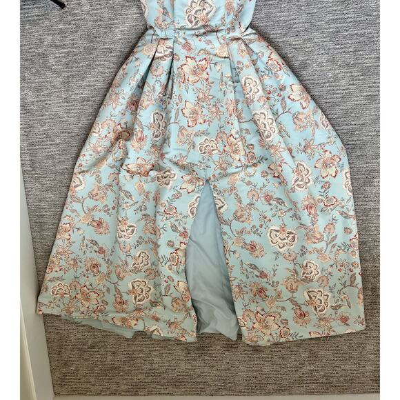 SACHIN & BABI Wedding floral Brielle gown, Gorgeous Formal Elegant Dress SZ 6 - Picture 6 of 15